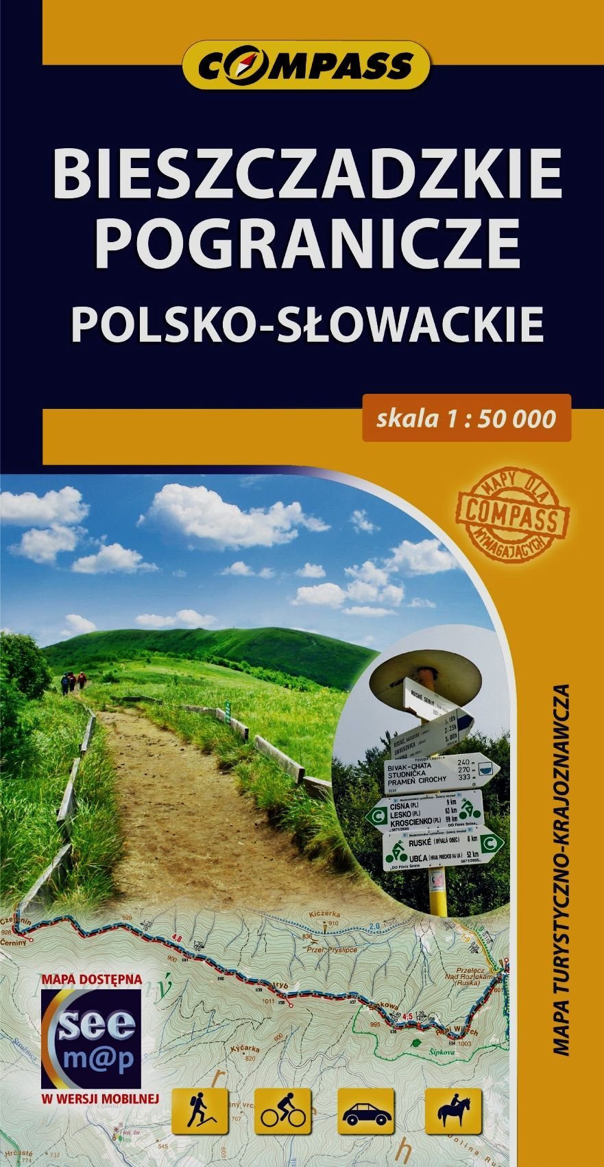 Bieszczadzkie pogranicze Polsko-Slowackie Maps & Plans