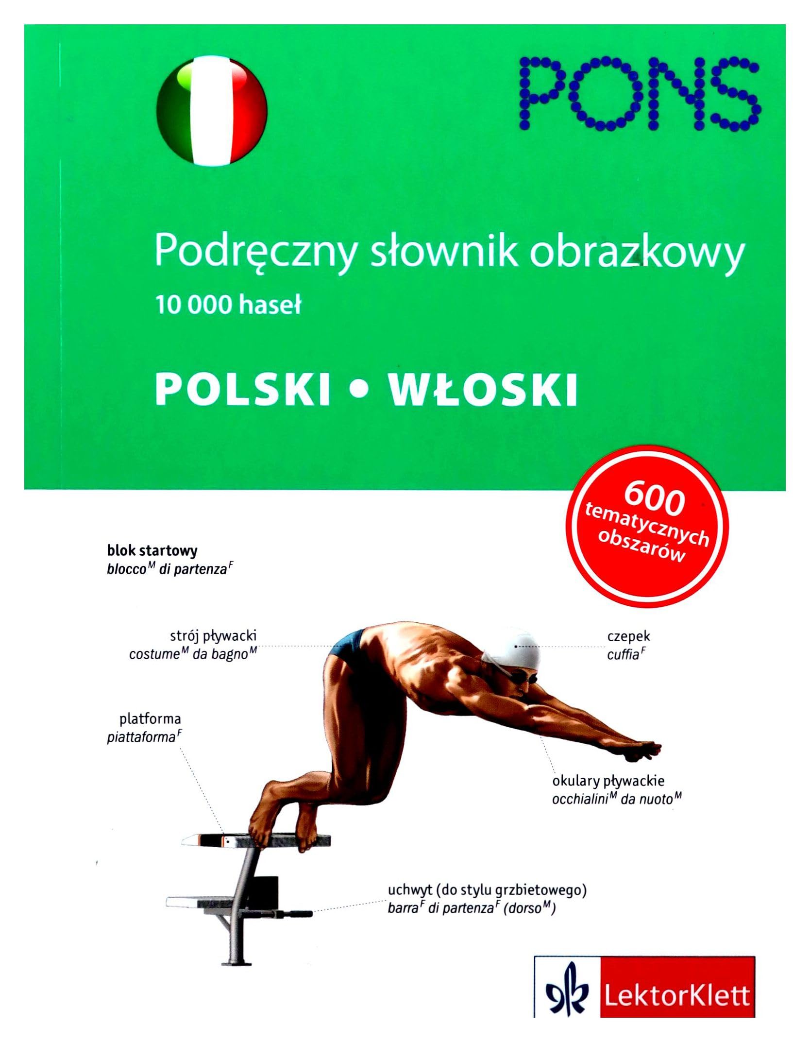 Pons Podreczny slownik obrazkowy polski wloski book