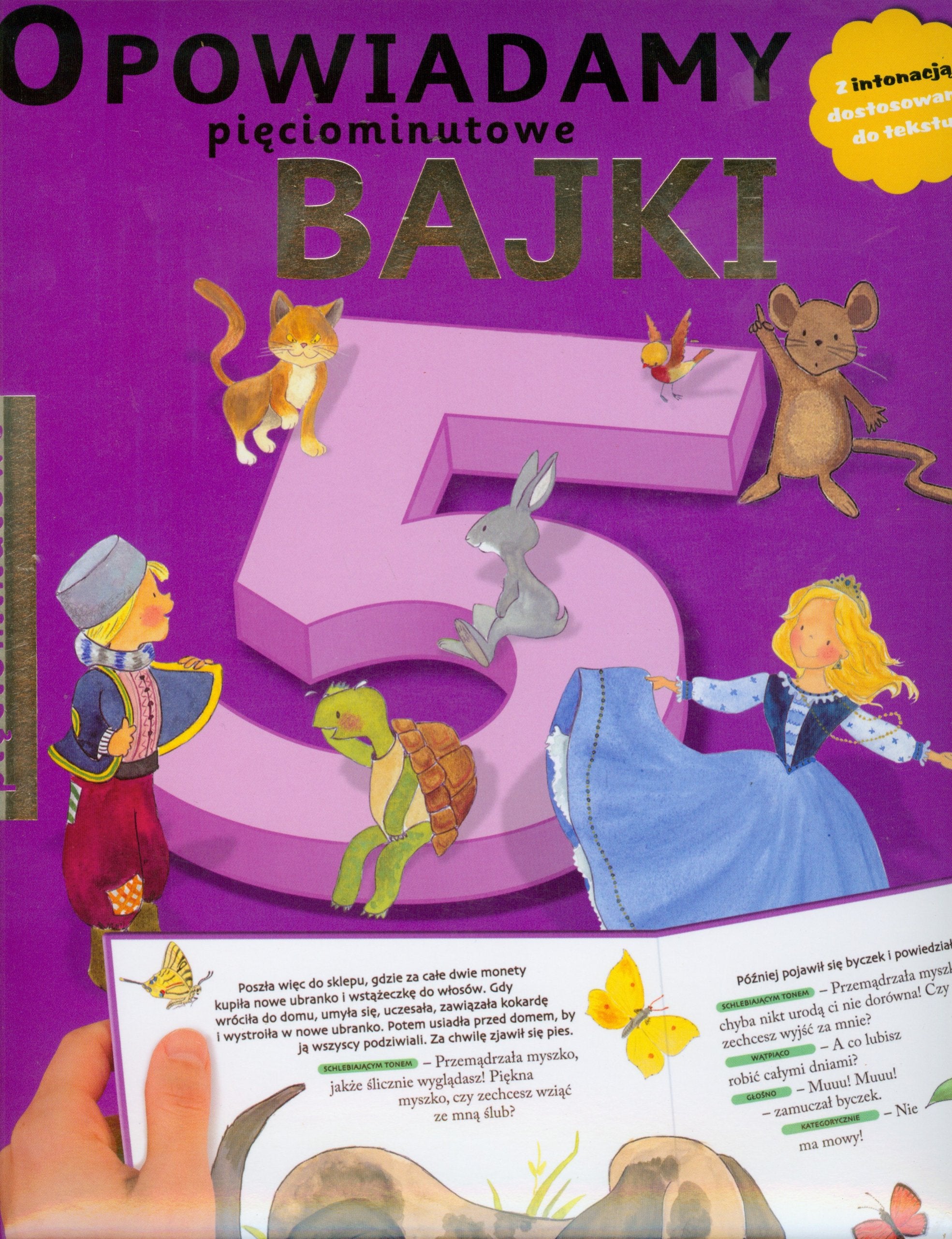 Opowiadamy bajki pieciominutowe: z intonacja dostosowana do tekstu Books
