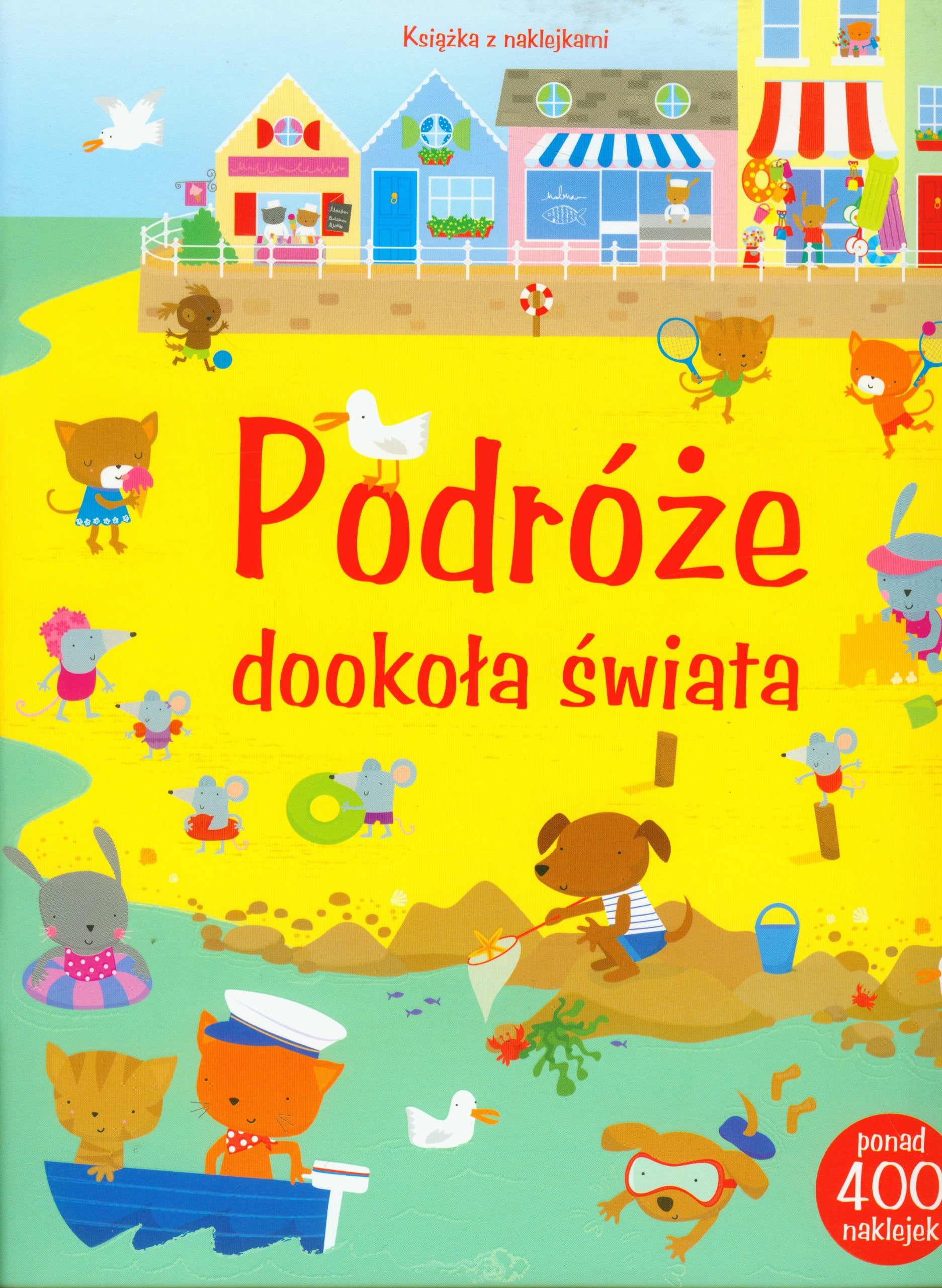 Podróże dookoła świata: książka z naklejkami book