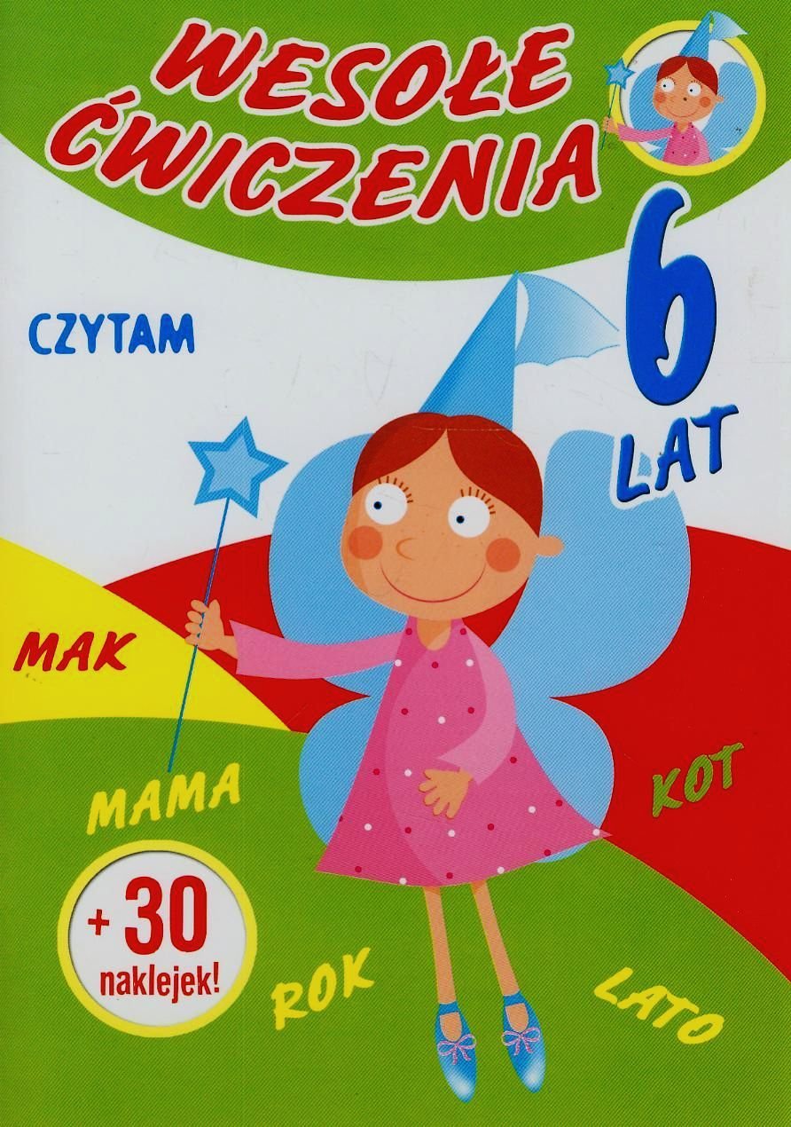 Wesole cwiczenia Czytam 6 lat Books