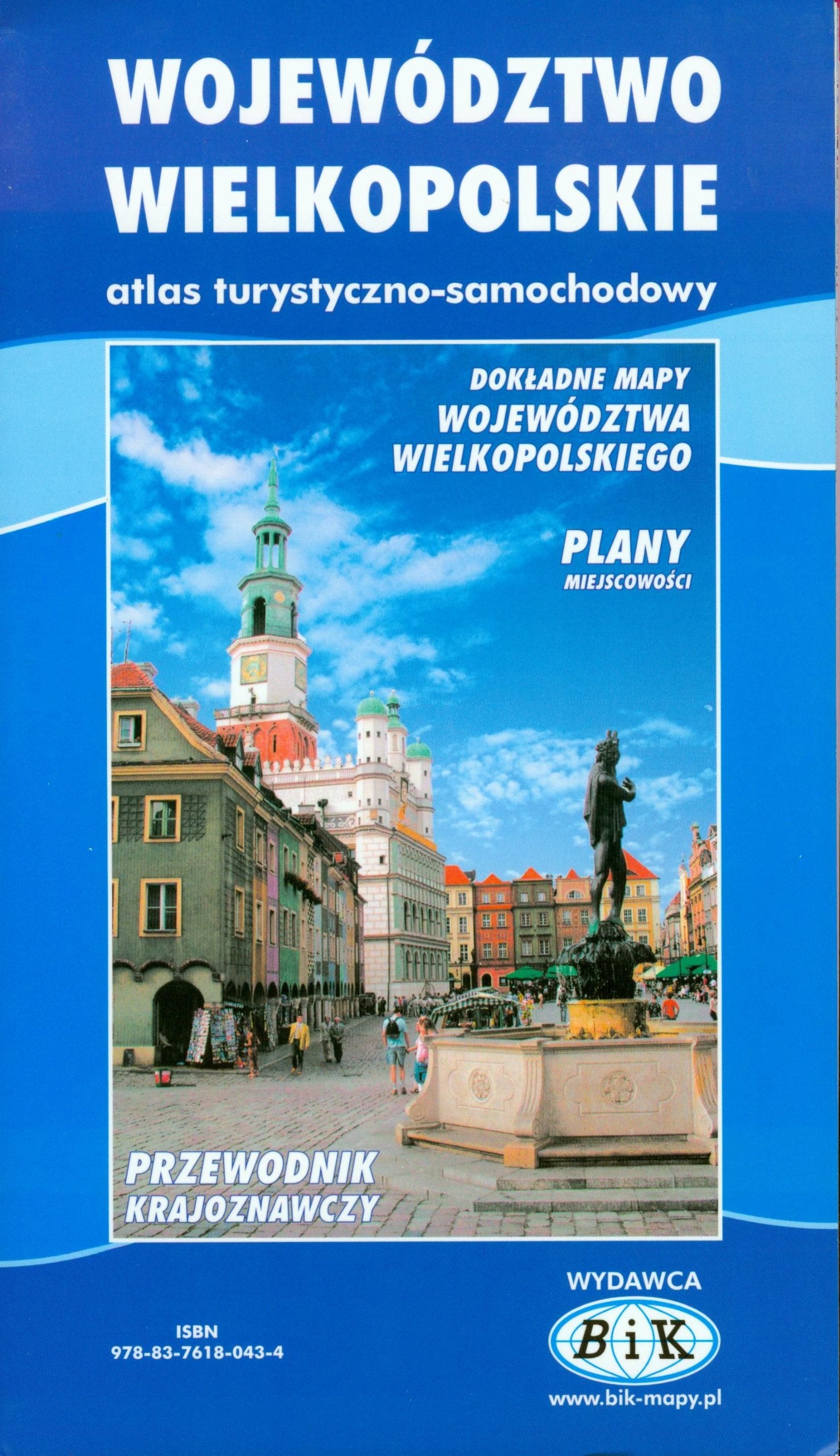 Wojewodztwo wielkopolskie Atlas turystyczno samochodowy book