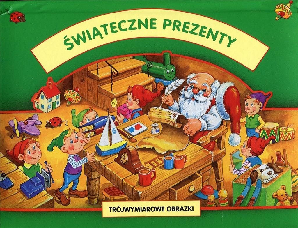Świąteczne prezenty Trójwymiarowe obrazki Books