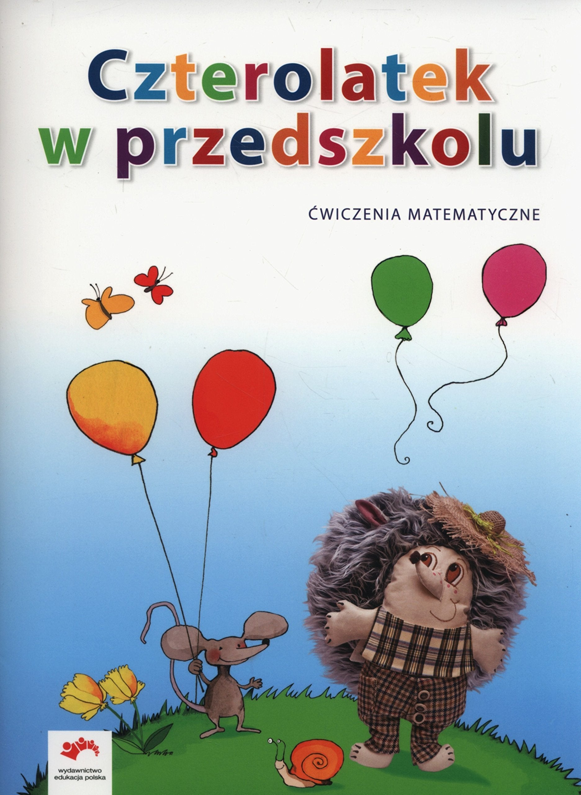 Czterolatek w przedszkolu Cwiczenia matematyczne book