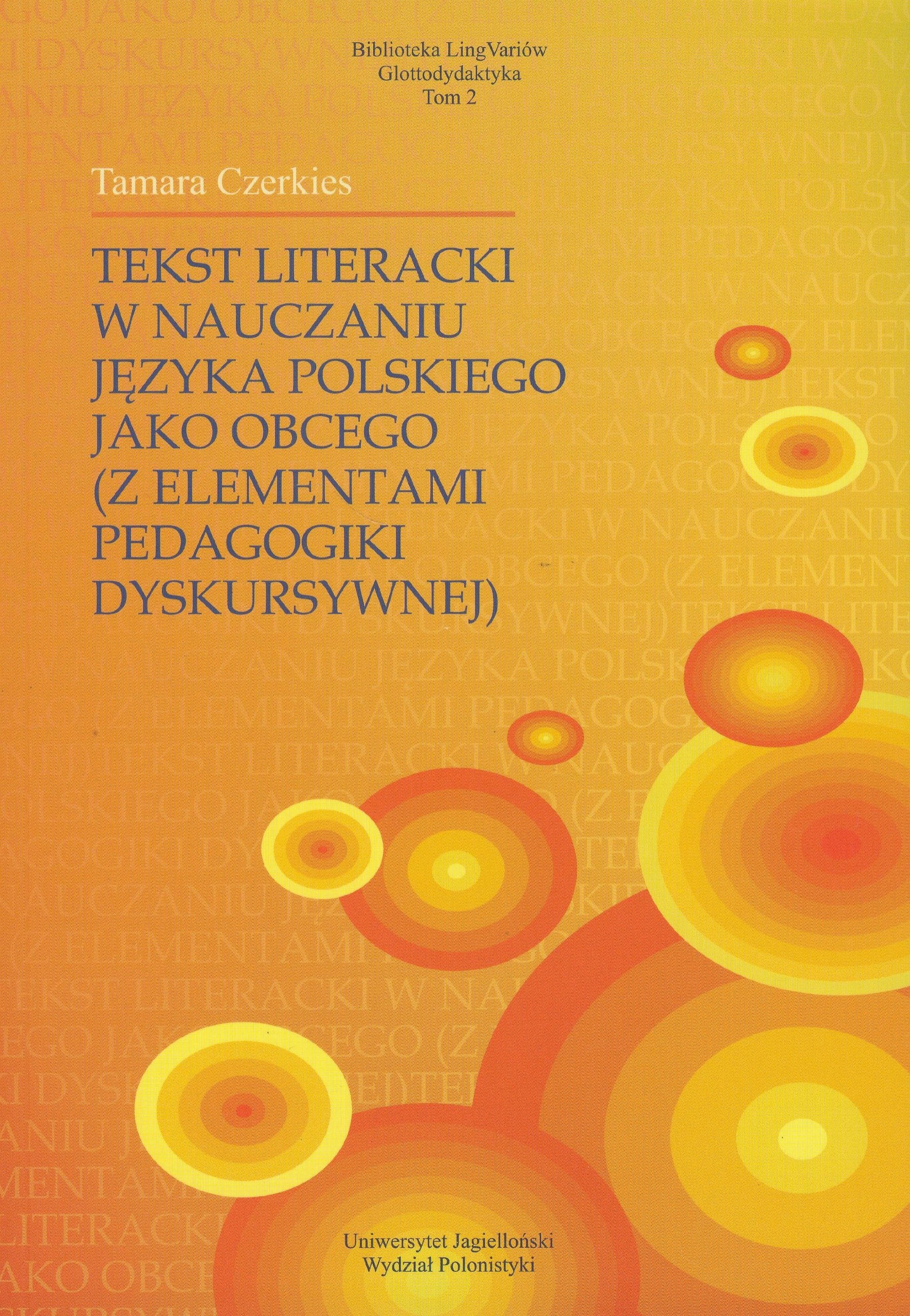Tekst literacki w nauczaniu jezyka polskiego jako obcego Social Sciences