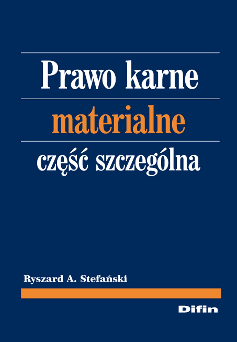 Prawo karne materialne Czesc szczegolna Books