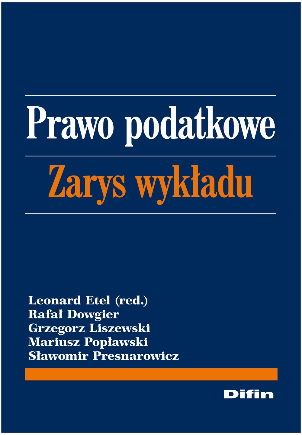 Prawo podatkowe Zarys wykladu Law