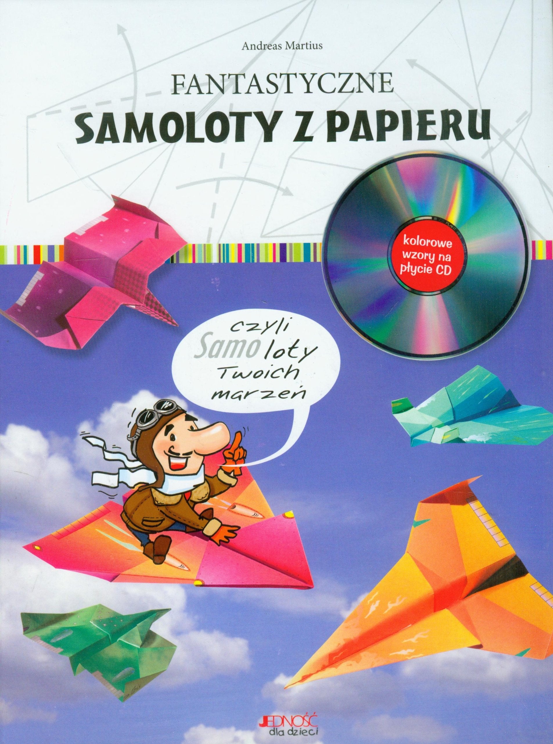 Fantastyczne samoloty z papieru z plyta CD Books