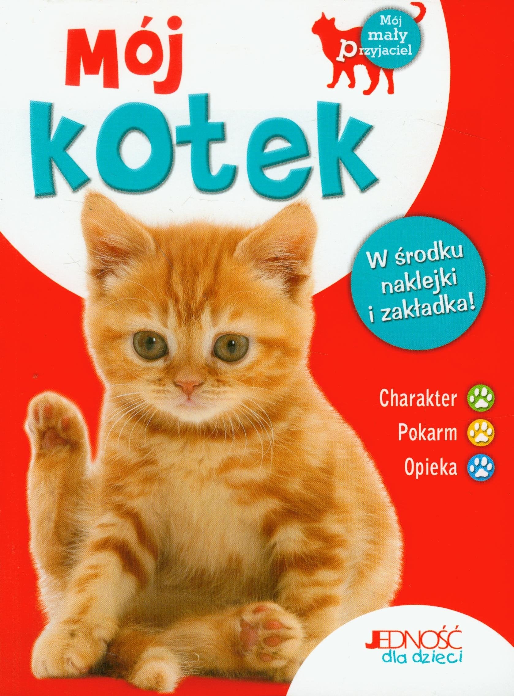 Mój kotek ksiazeczka z naklejkami Books