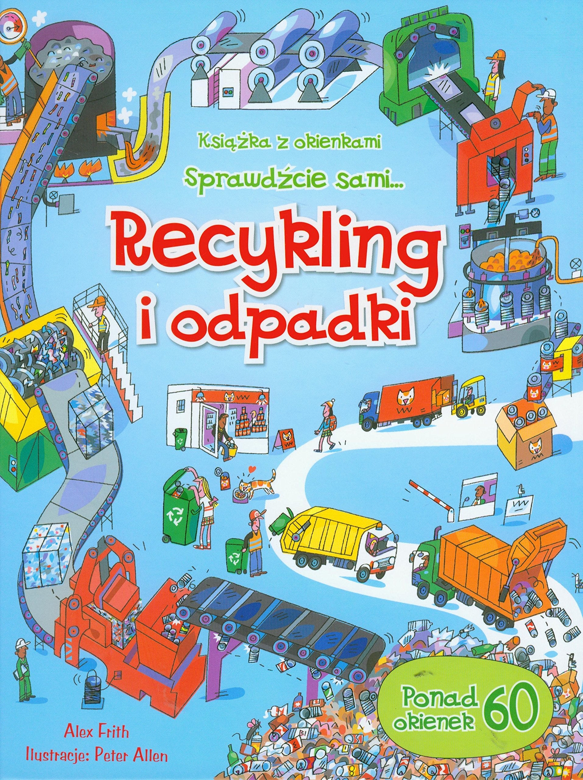 Recykling i odpadki Książka z okienkami book