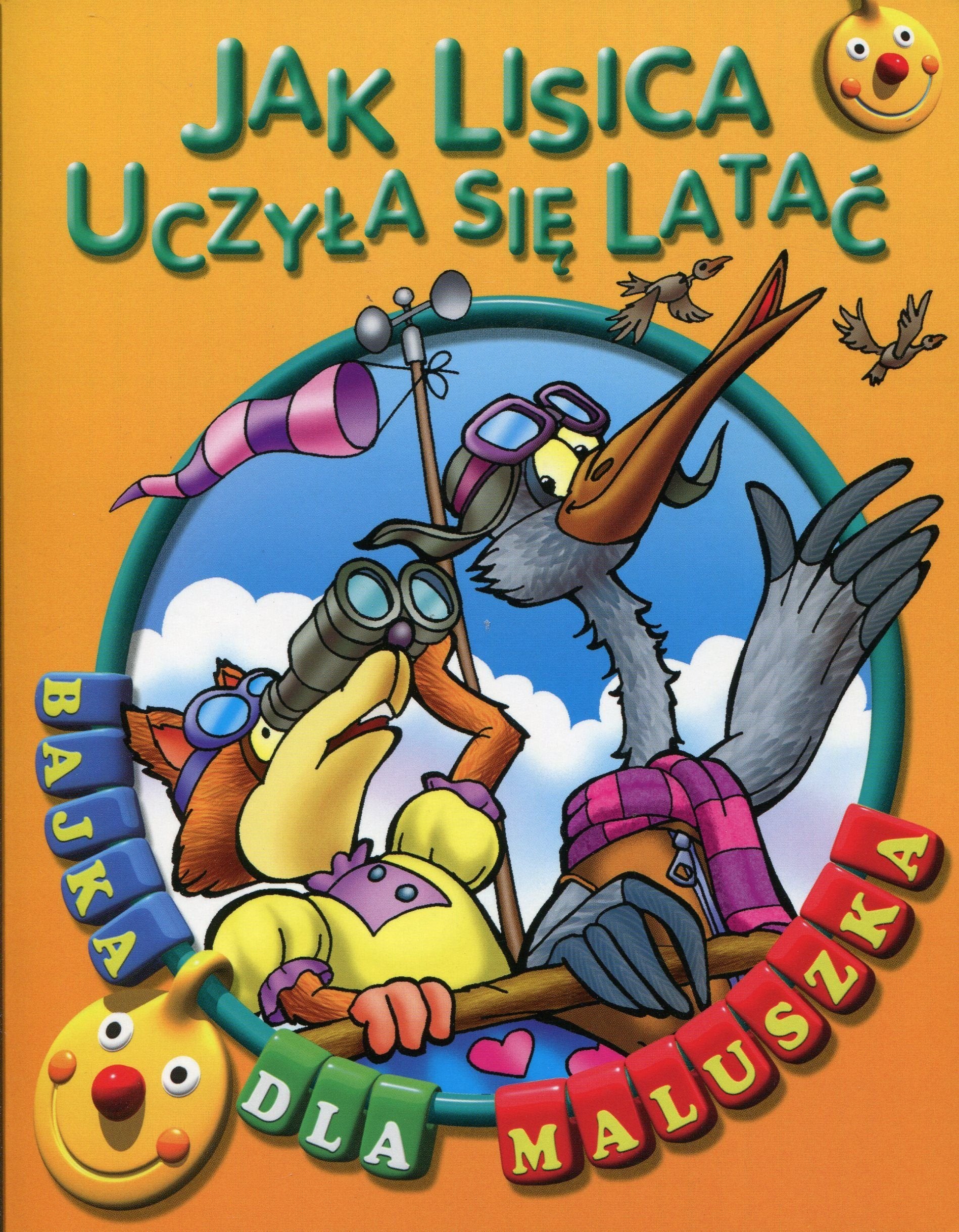 Jak lisica uczyła się latać Bajka dla maluszka Books