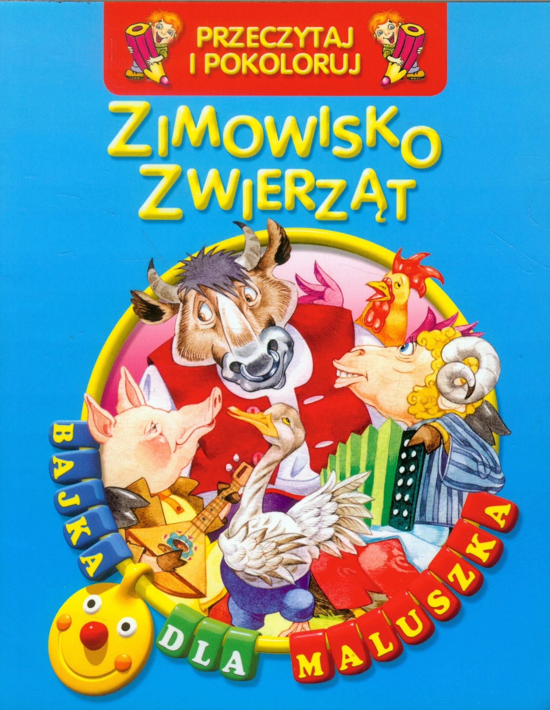 Zimowisko zwierząt Przeczytaj i pokoloruj book