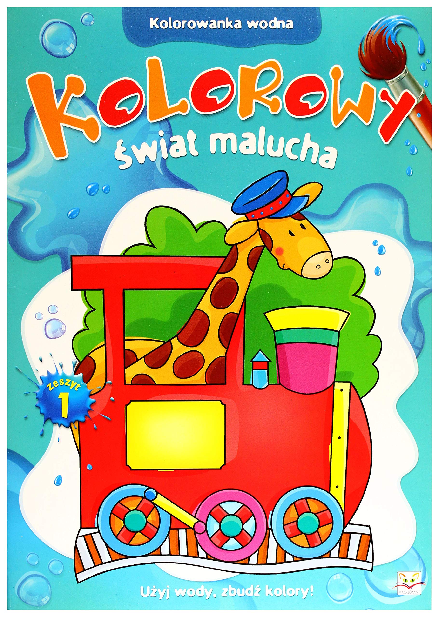 Kolorowanka wodna Kolorowy świat malucha zeszyt 1 Books