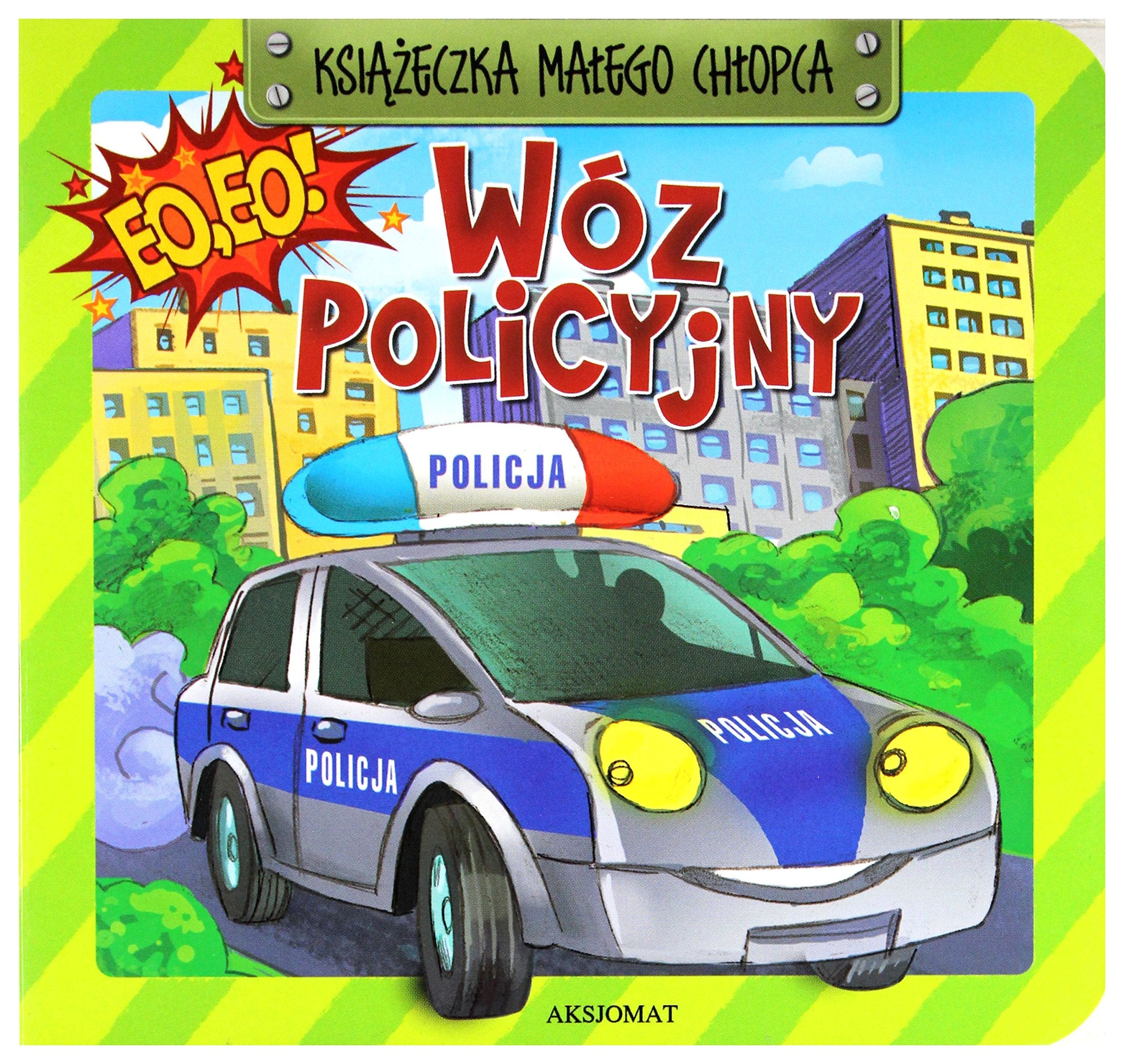 Książeczka małego chłopca Wóz policyjny Books