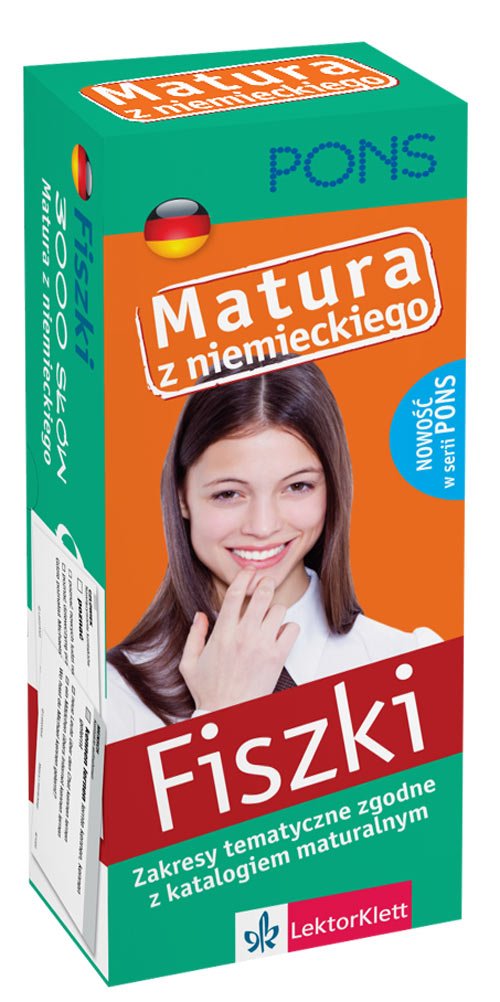 Fiszki 3000 slów Matura z niemieckiego: Zakresy tematyczne zgodne z katalogiem maturalnym. Books