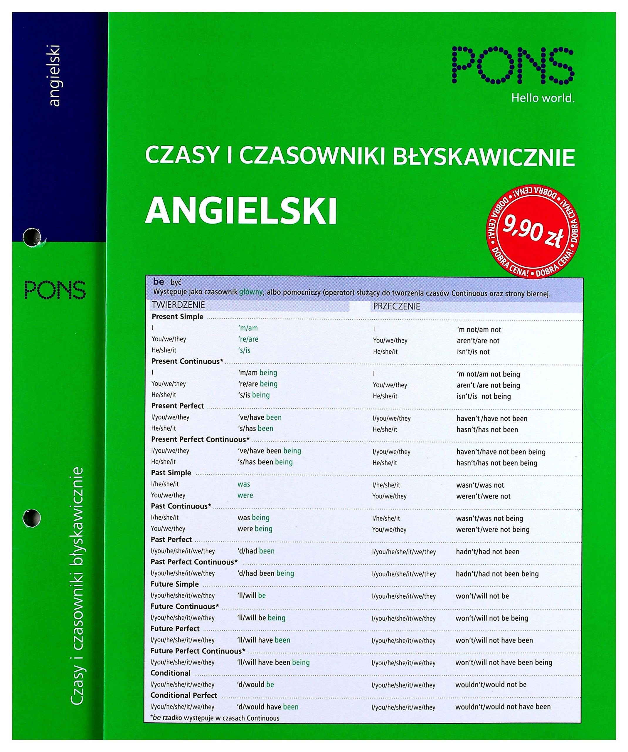 Czasy i czasowniki błyskawicznie MINI angielskie Books