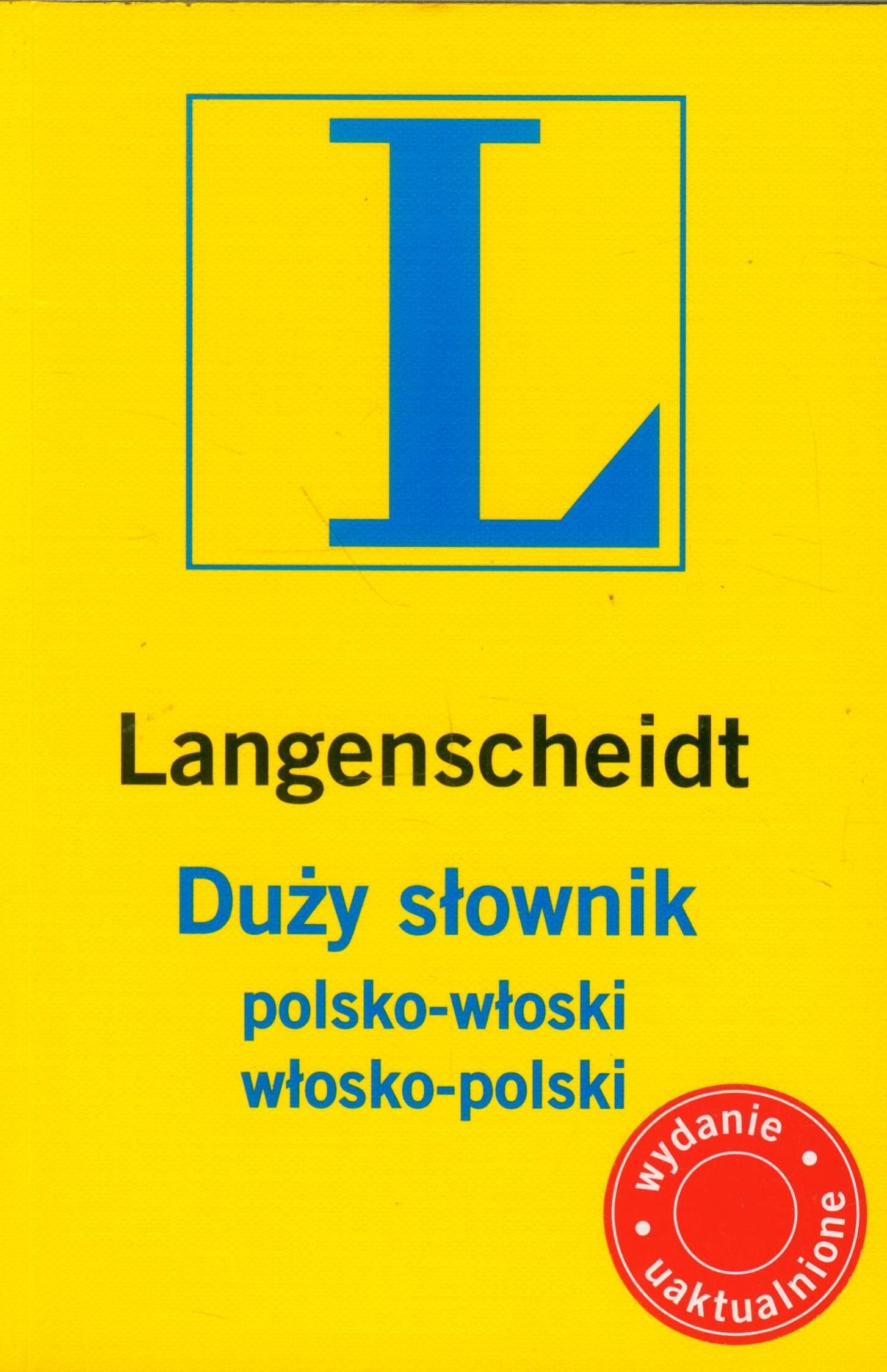 Slownik duzy polsko wloski wlosko polski Foreign Languages ​​& Dictionaries