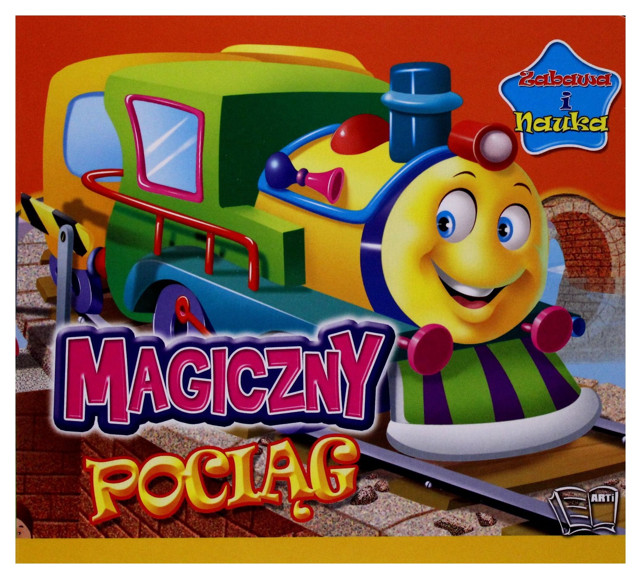 Magiczny pociąg. Zabawa i nauka (twarda) Books