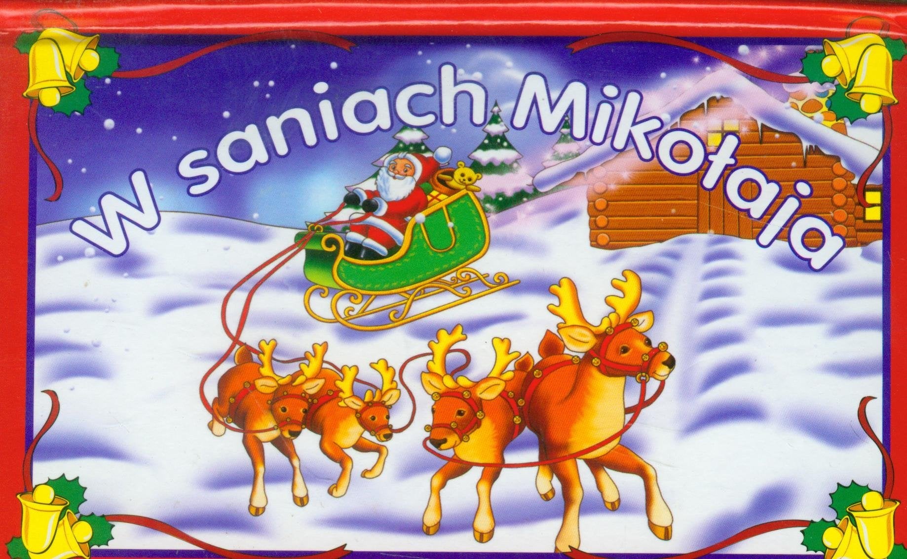 W saniach Mikołaja: Trójwymiarowe obrazki Books