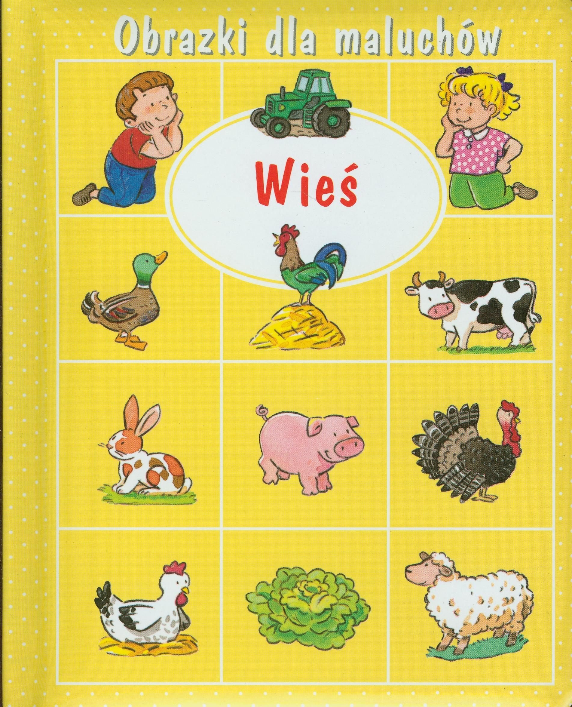 Wieś obrazki dla maluchów book