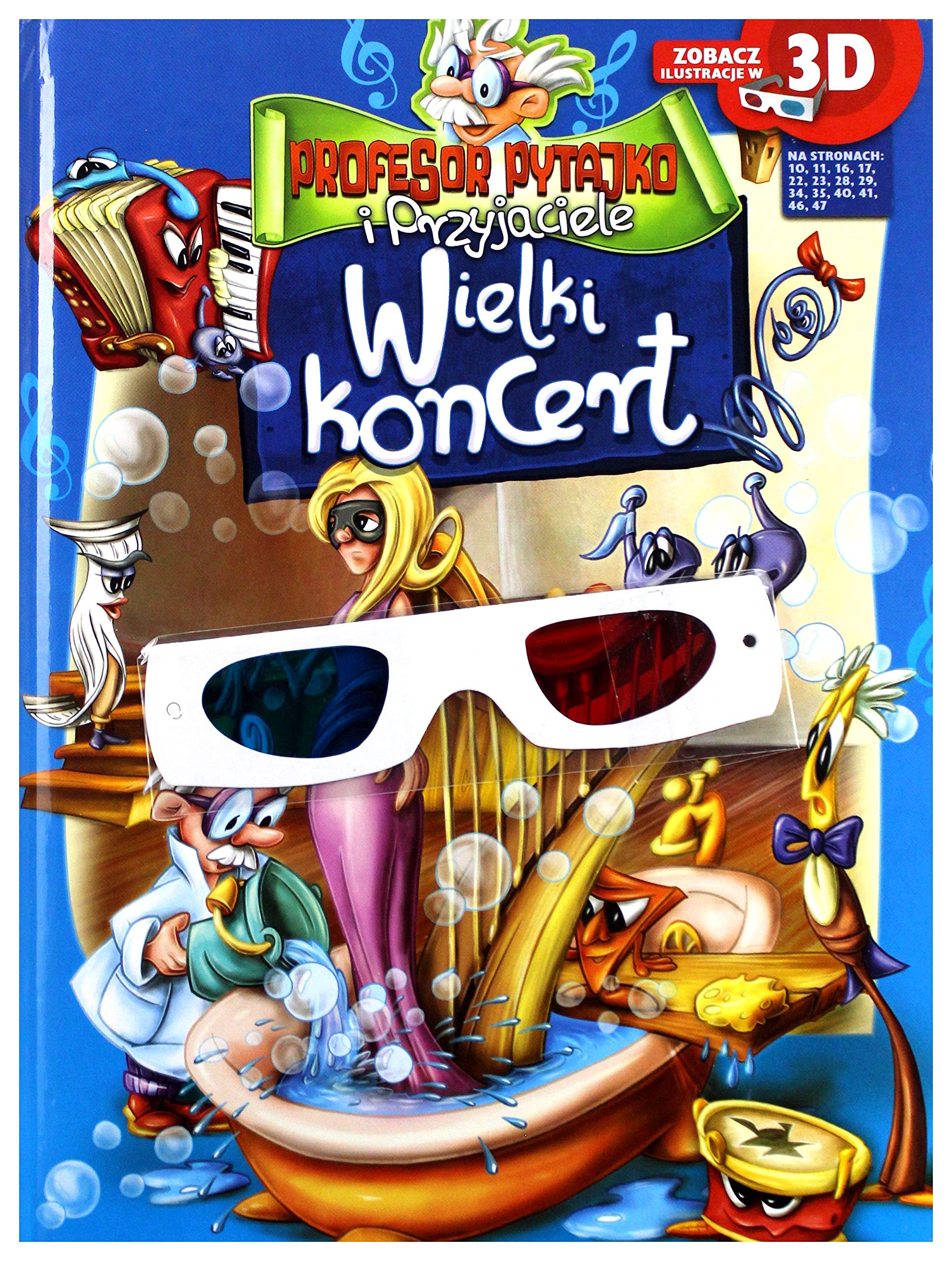 Profesor Pytajko. Wielki Koncert + Okulary 3d Books