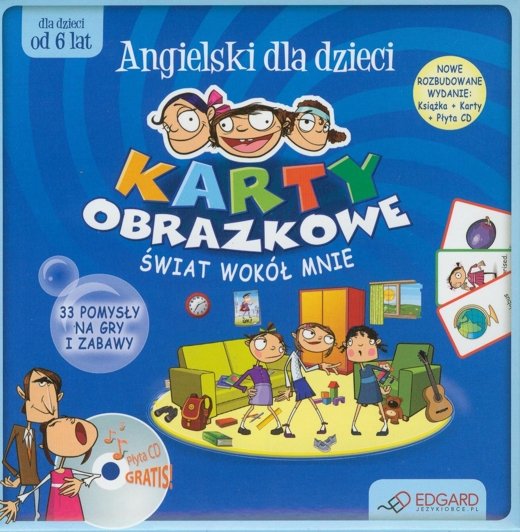 Angielski dla dzieci Karty obrazkowe Świat wokół mnie book