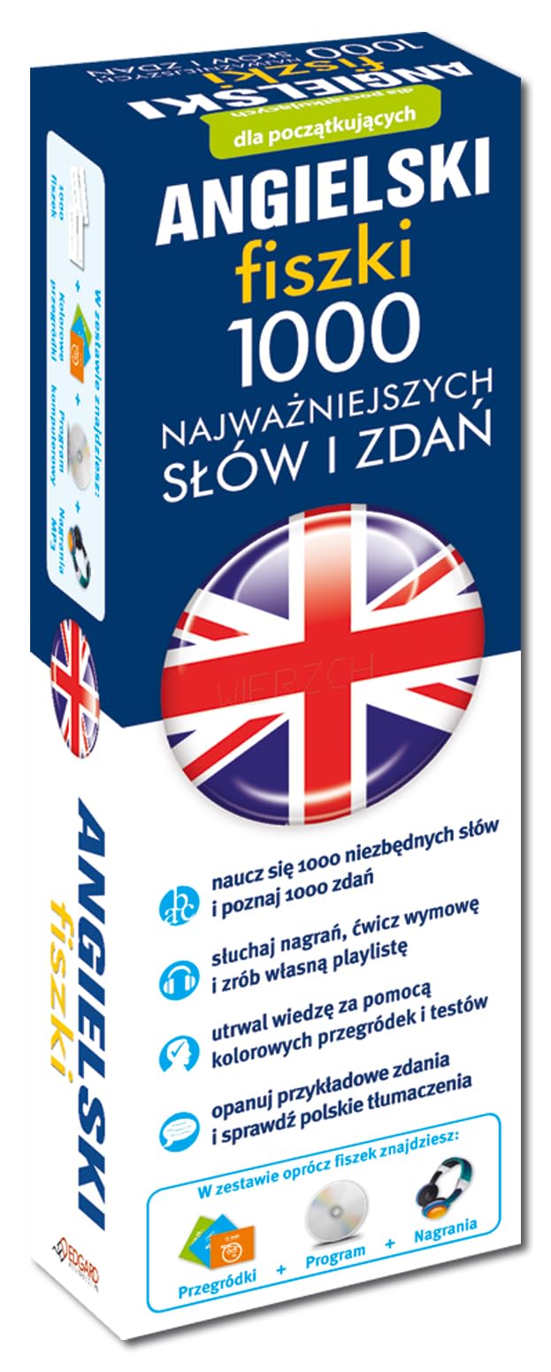 Angielski Fiszki 1000 najwazniejszych slów i zdan Books