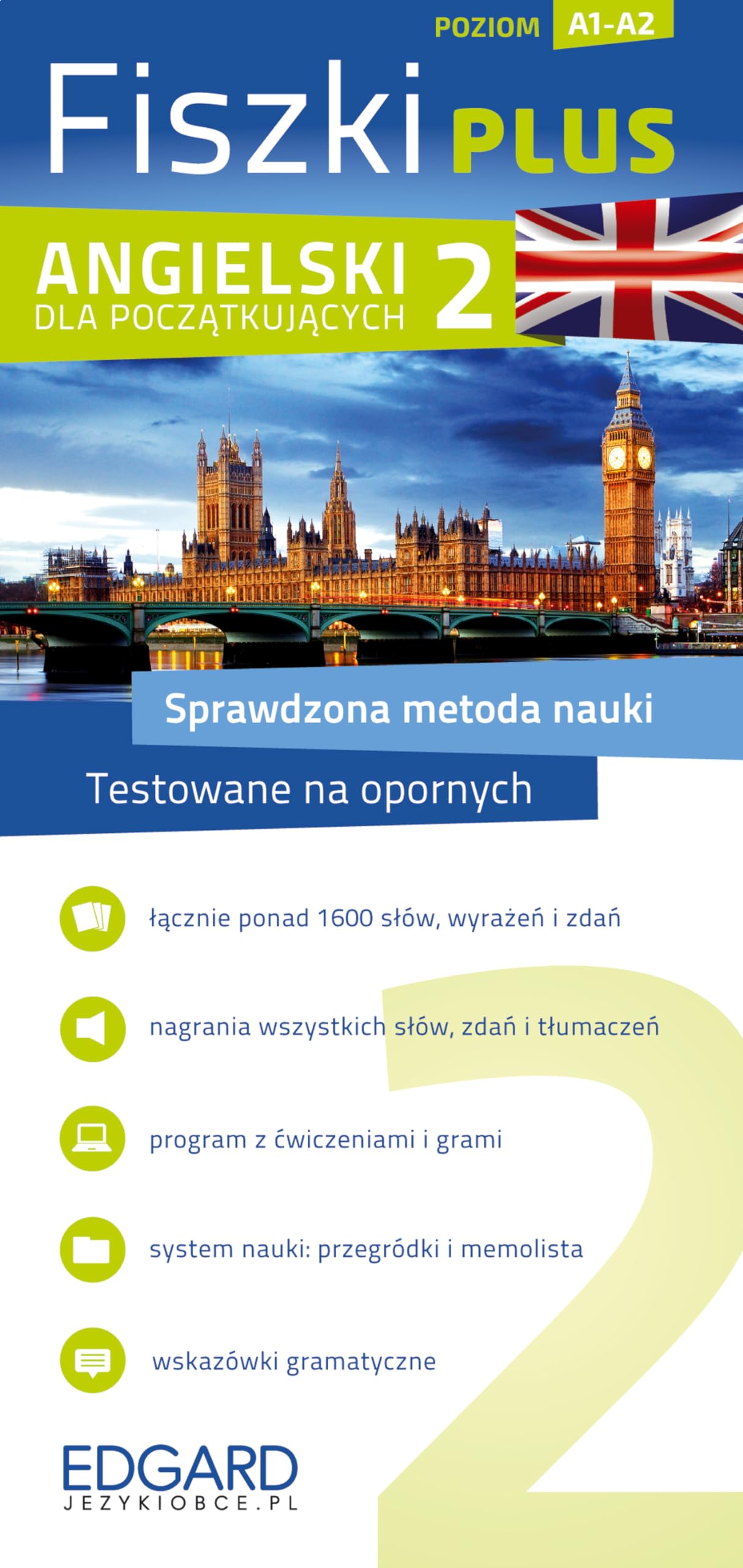 Angielski Fiszki PLUS dla poczatkujacych 3 book
