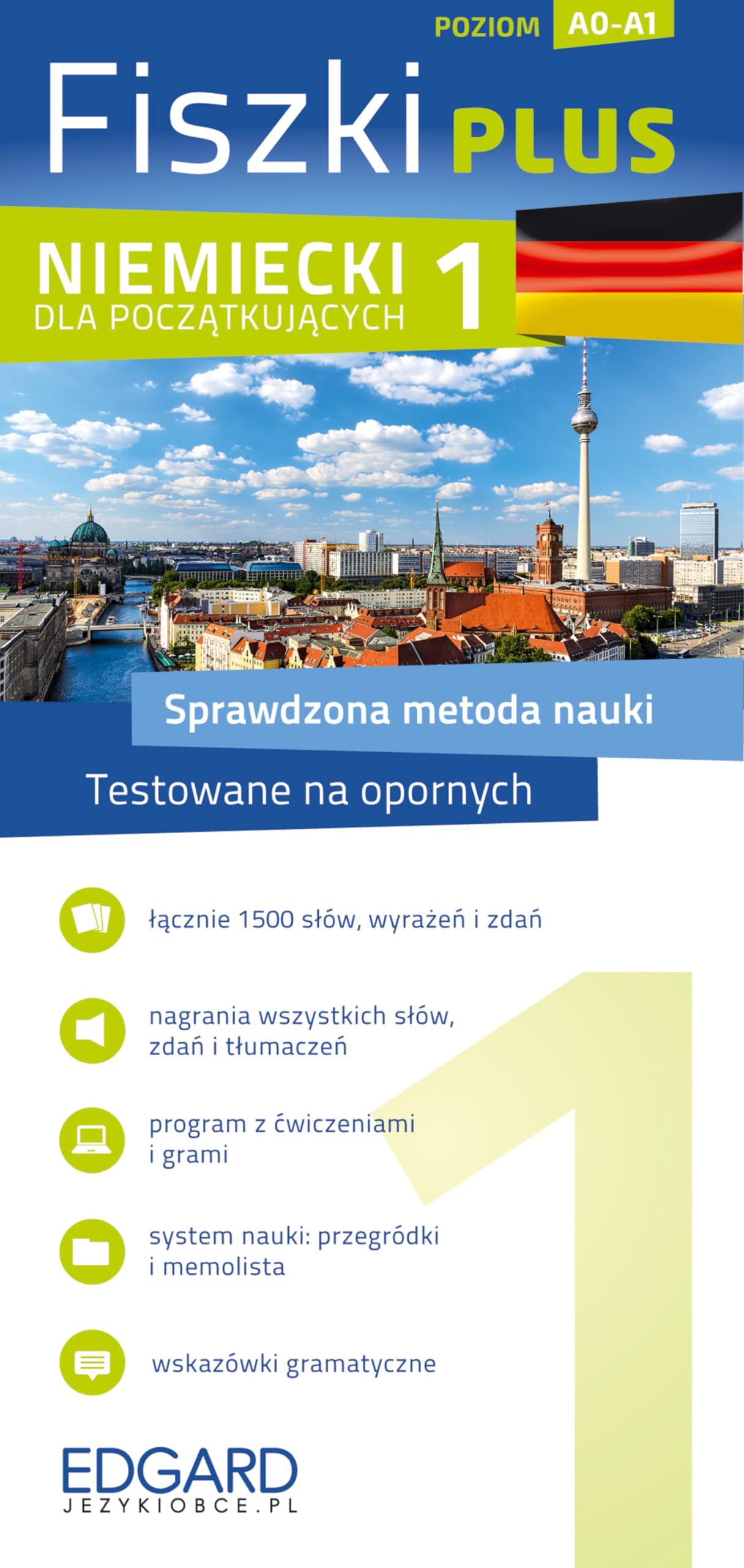 Niemiecki Fiszki PLUS dla poczatkujacych 1 book