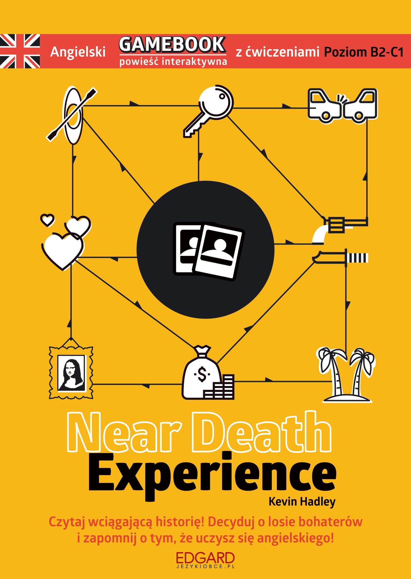 Angielski Gamebook z cwiczeniami Near Death Experience book
