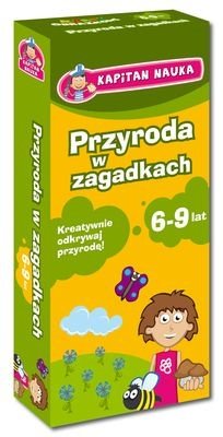 Przyroda w zagadkach 6-9 lat Kapitan Nauka Books