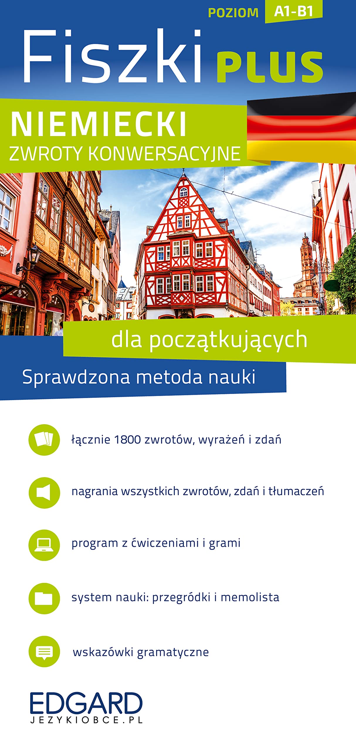 Niemiecki Fiszki Plus Zwroty konwersacyjne dla poczatkujacych Social Sciences