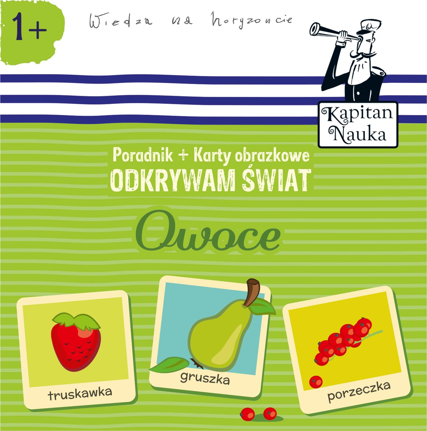 Odkrywam swiat Owoce Ksiazka + Karty obrazkowe 2-4 years