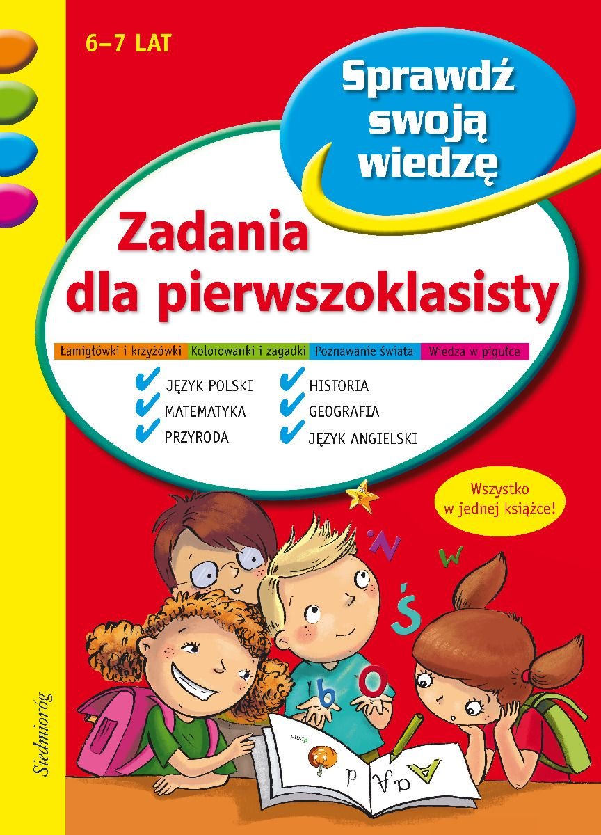 Zadania dla pierwszoklasisty book