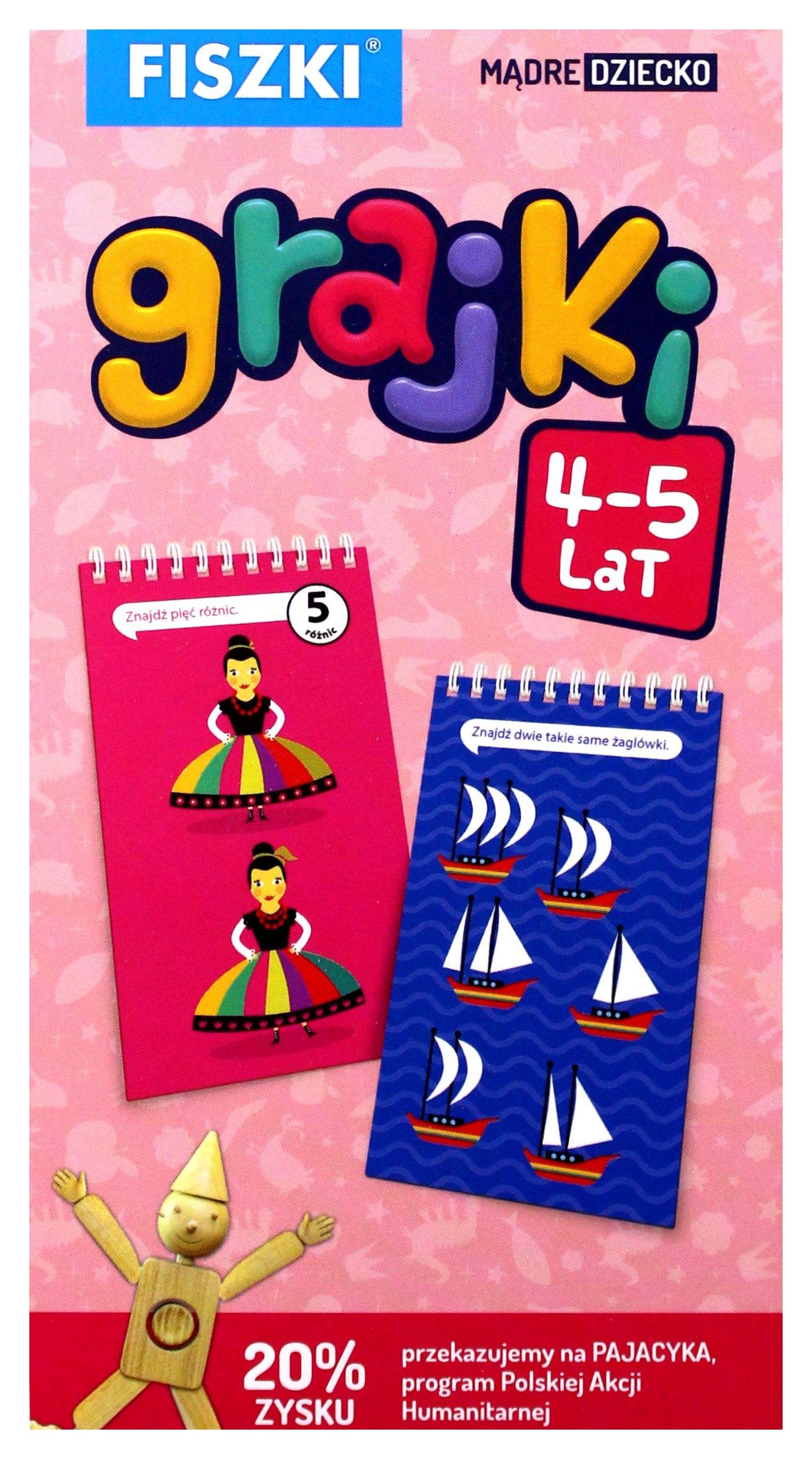 Fiszki. Grajki 4-5 lata - Kinga PerczyĹ ska Books