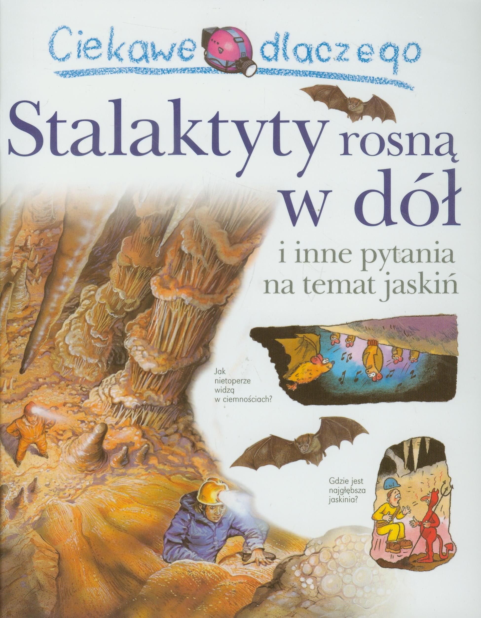 Ciekawe dlaczego Stalaktyty rosną w dół: i inne pytania na temat jaskiń Books