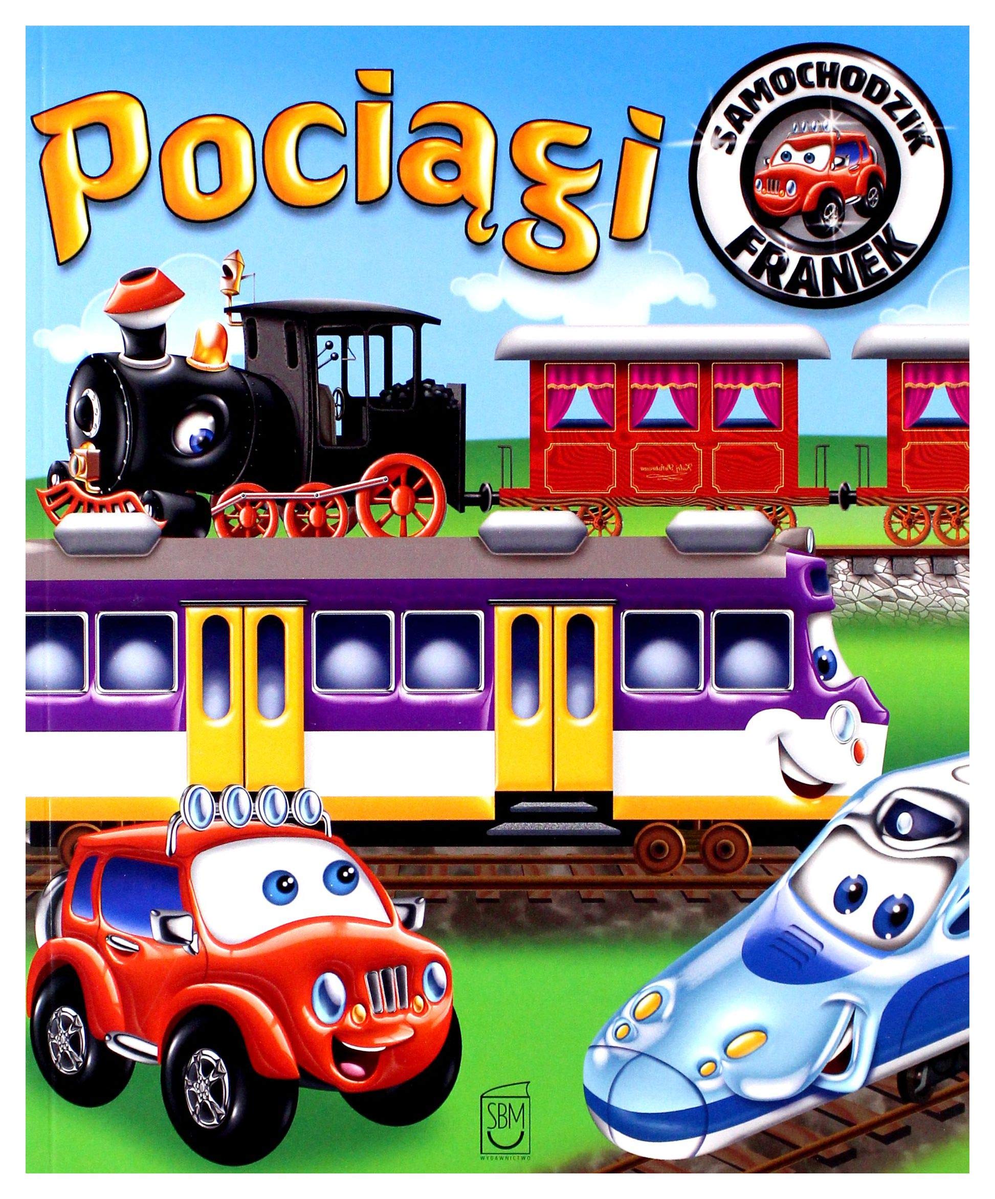 Samochodzik Franek Pociągi Books