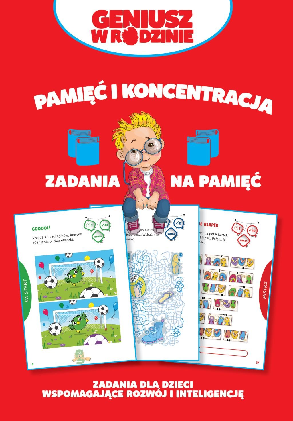 Geniusz w rodzinie Pamięć i koncentracja Books