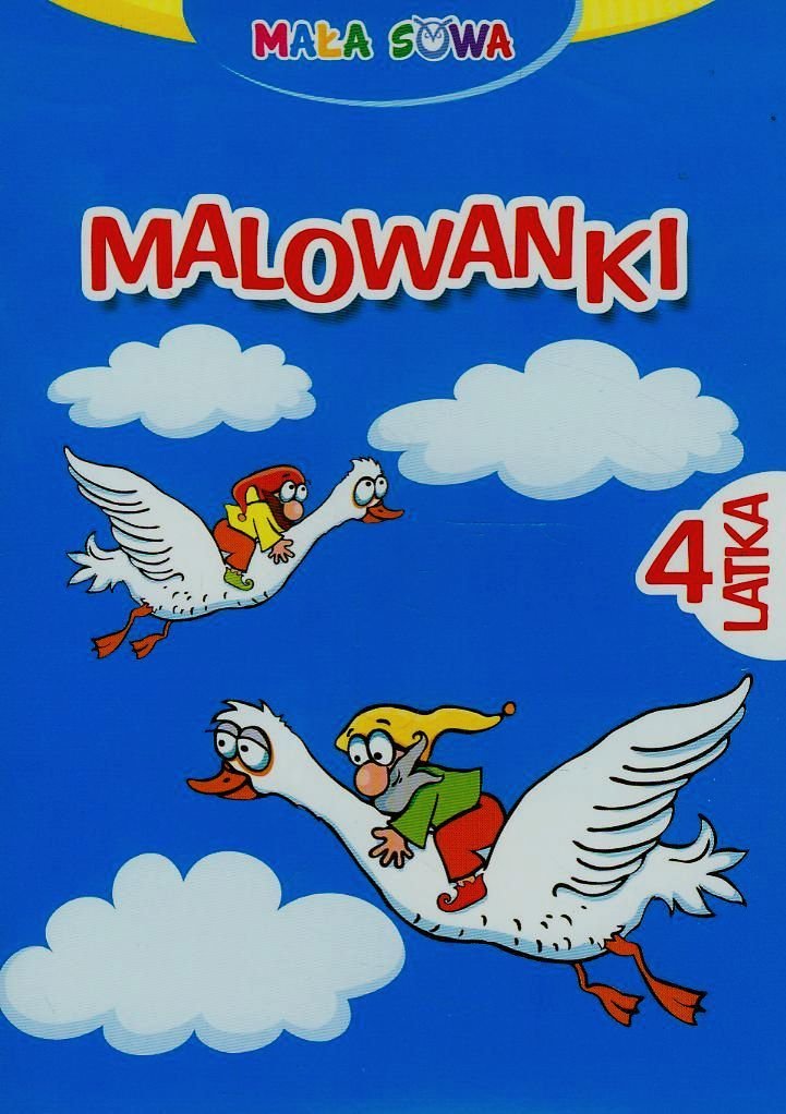 Mala sowa Malowanki 4 latka Books