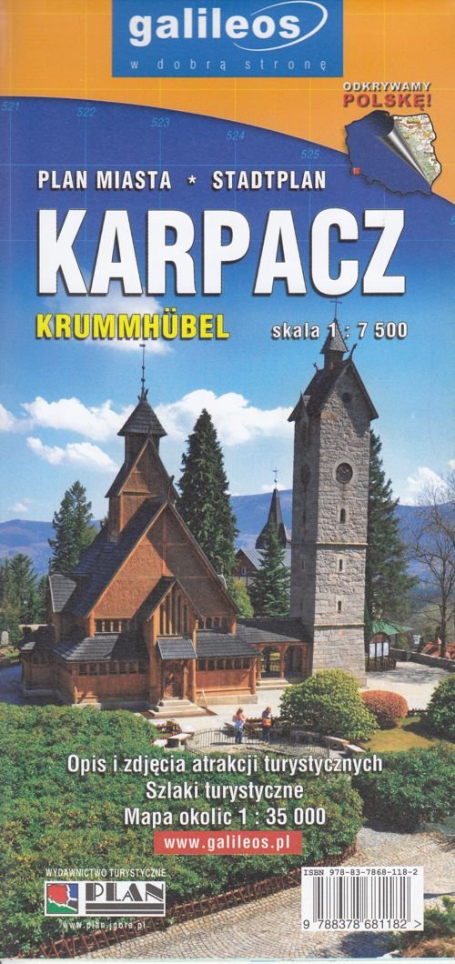 Karpacz Krummhubel mapa 1:7 500 Maps & Plans
