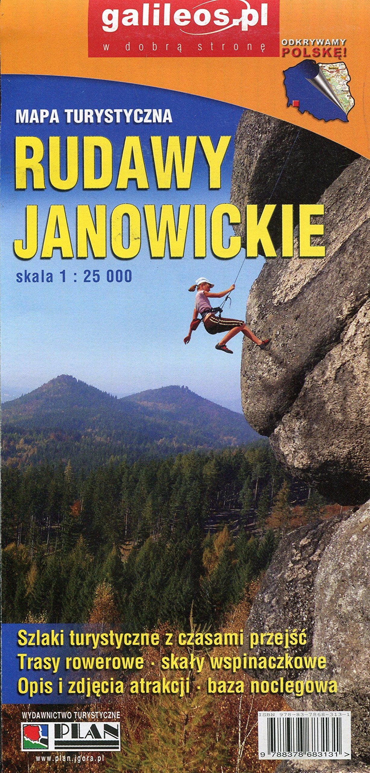 Rudawy Janowickie mapa turystyczna 1:25 000 Maps & Plans