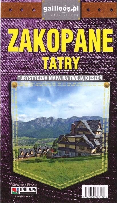 Plan kieszonkowy - Zakopane, Tatry Books