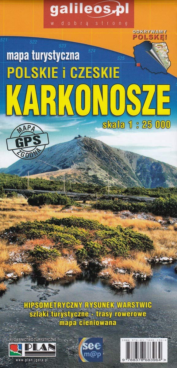 Karkonosze polskie i czeskie, 1:25 000 Maps & Plans