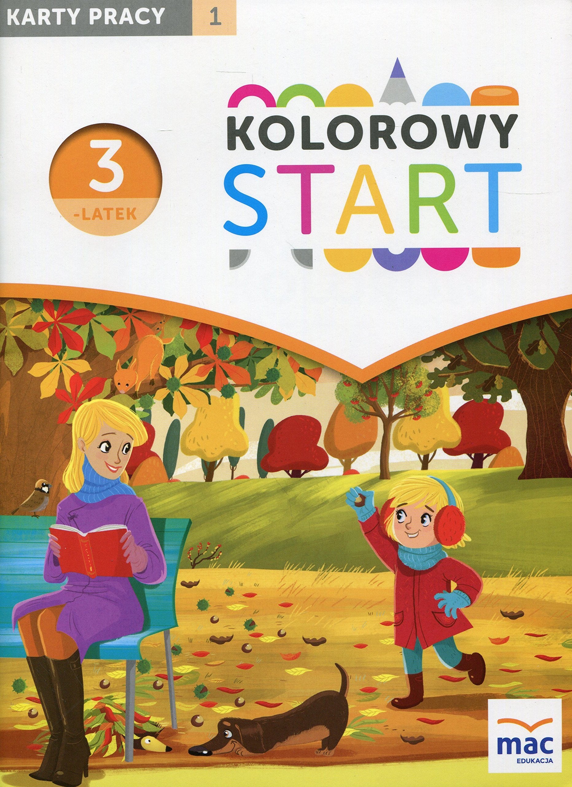 Kolorowy Start Trzylatek Karty pracy Czesc 1 book