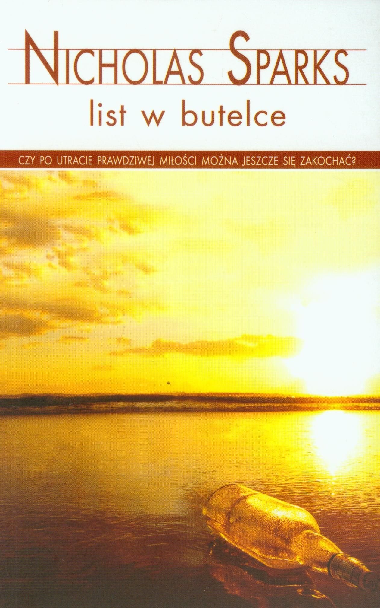 List w butelce Books