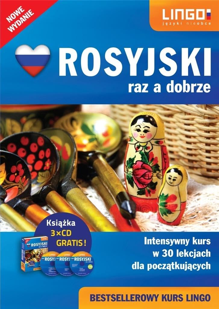 Rosyjski raz a dobrze Pakiet dla początkujących: Intensywny kurs w 30 lekcjach dla początkujących Books