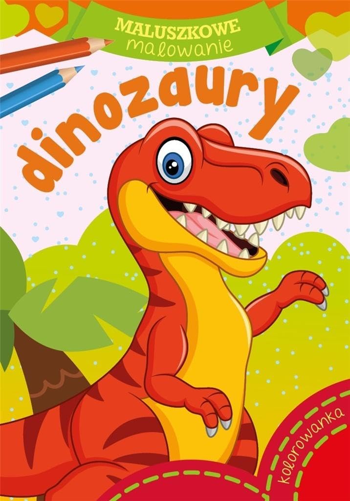 Maluszkowe malowanie Dinozaury Books