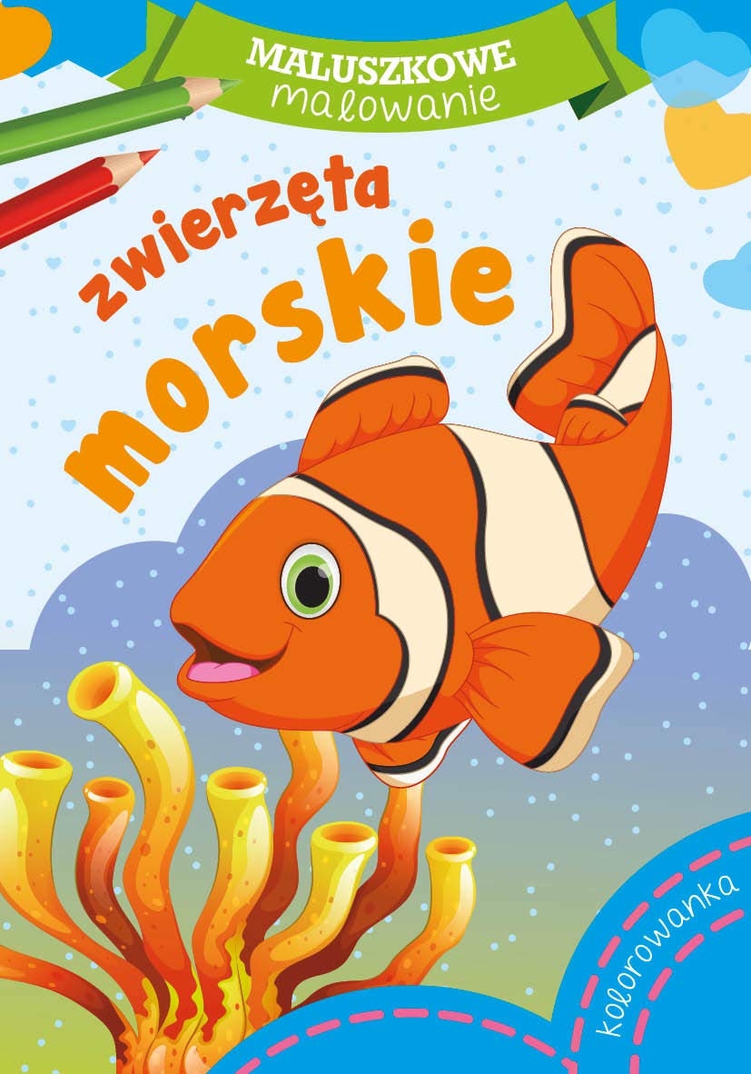 Maluszkowe malowanie Zwierzęta morskie Books
