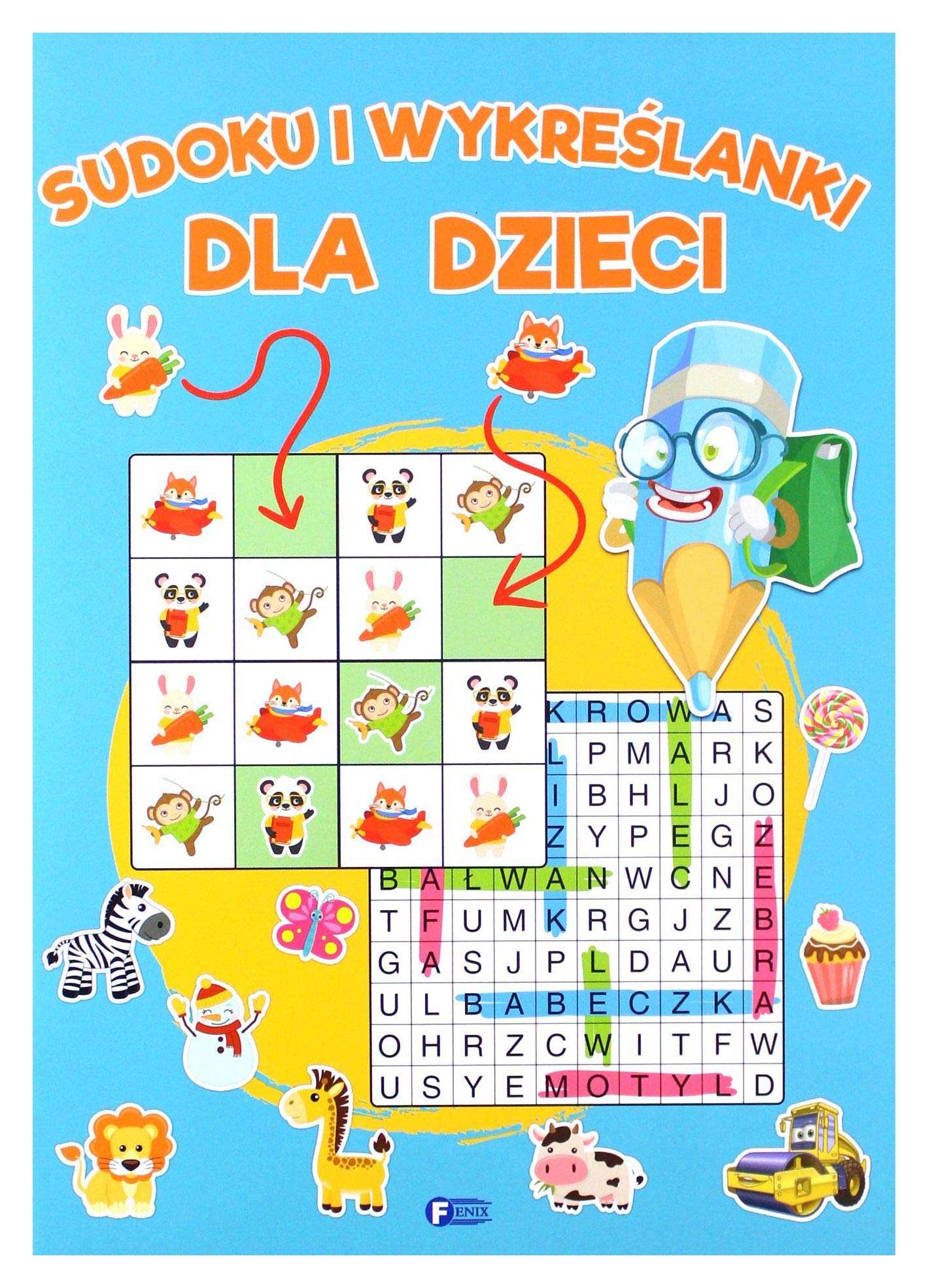 Sudoku i wykreślanki dla dzieci Books