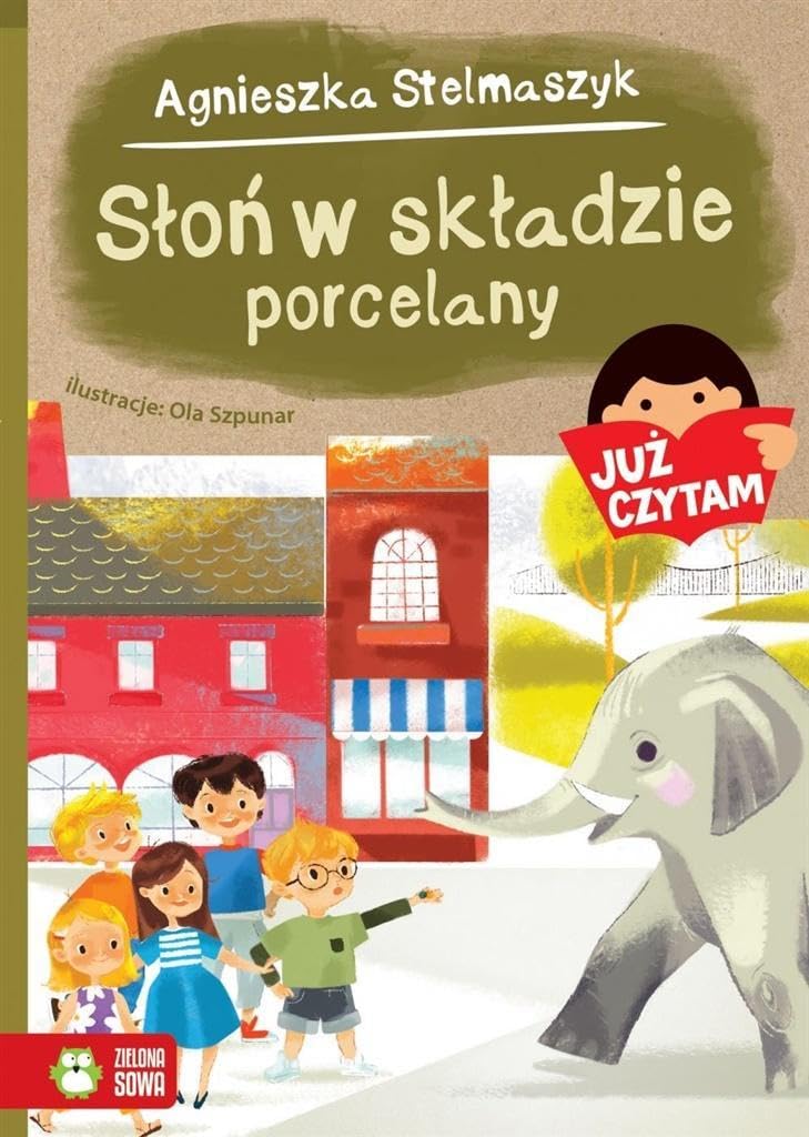 Słoń w składzie porcelany Już czytam! Books